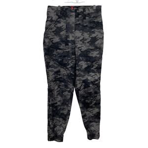 Spanx Stretch Mid Rise Twill Joggers Camo 20319R Women's Size Large NWOT